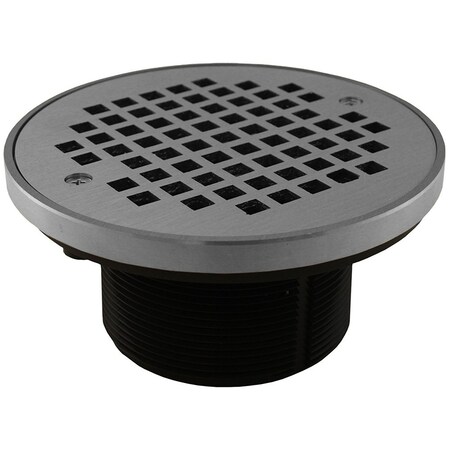 Jones Stephens 3-1/2in. IPS ABS Spud with 5in. Chrome Plated Strainer with Ring D57217